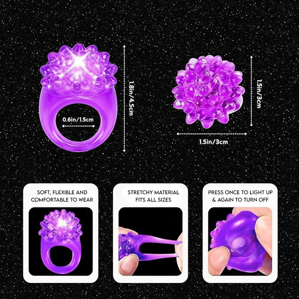 Light Up Jelly Stretch Ring