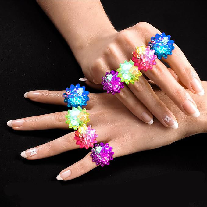 Light Up Jelly Stretch Ring