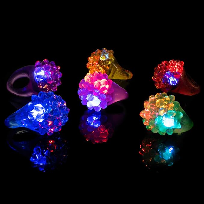 Light Up Jelly Stretch Ring